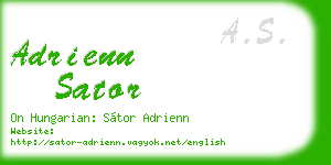 adrienn sator business card